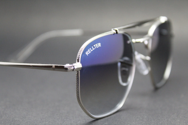 Rellter Hexagon SG-4040 Golden Blue DC Sunglasses