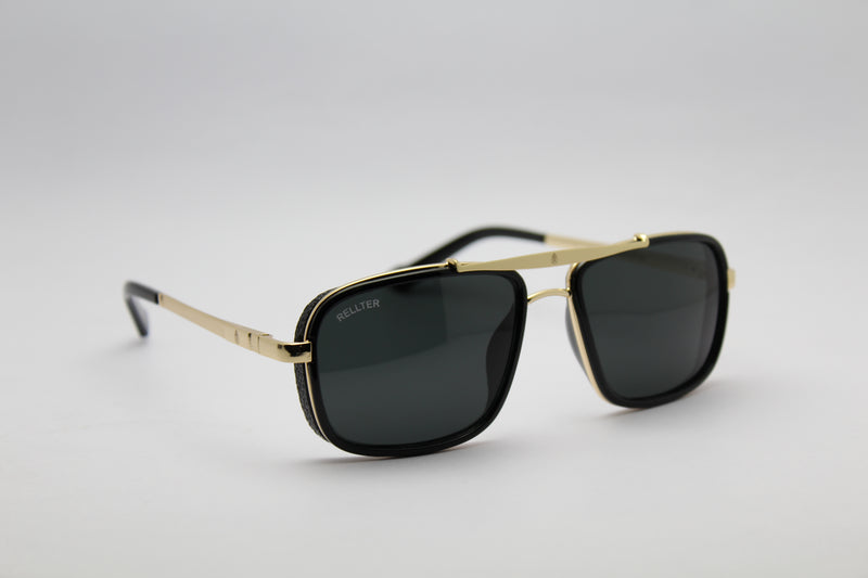 Rellter Square Sq-555 black to Black Sunglasses