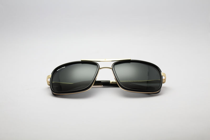 Rellter Square Sq-555 black to Black Sunglasses