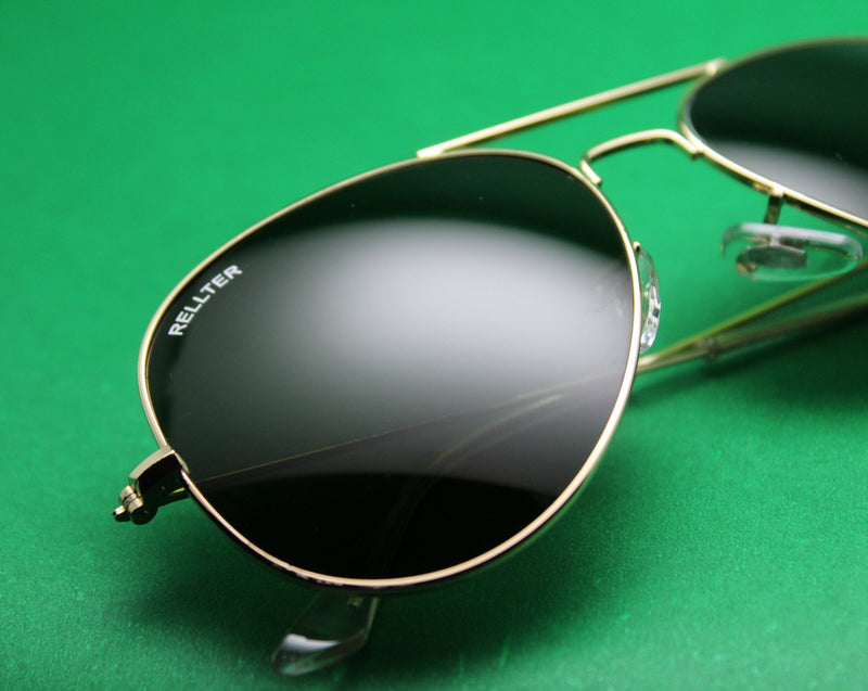 Rellter Ribel B-3030 Golden to Black Sunglasses