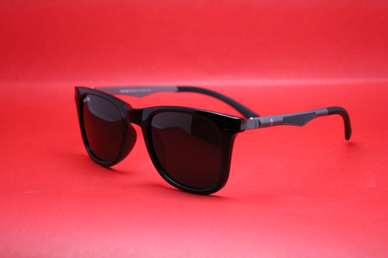 Rellter Square S-65 Black to black Sunglasses
