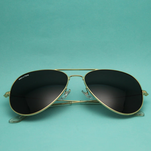 Rellter Ribel B-3030 Gold  to Black Sunglasses