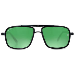 Rellter Charlie A-4413 Black to green Rectangle Sunglasses