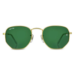 Rellter Hexagon SG-4040 Golden Green Sunglasses