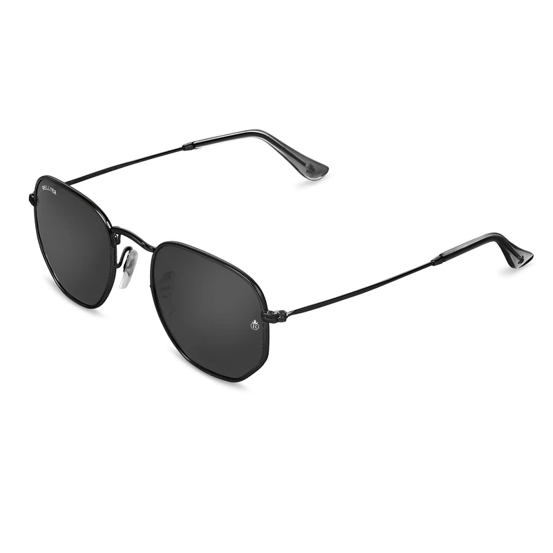 Rellter Hexagon SG-4040 Black to Black Sunglasses