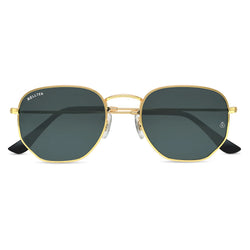 Rellter Hexagon SG-4040 Golden Black Sunglasses