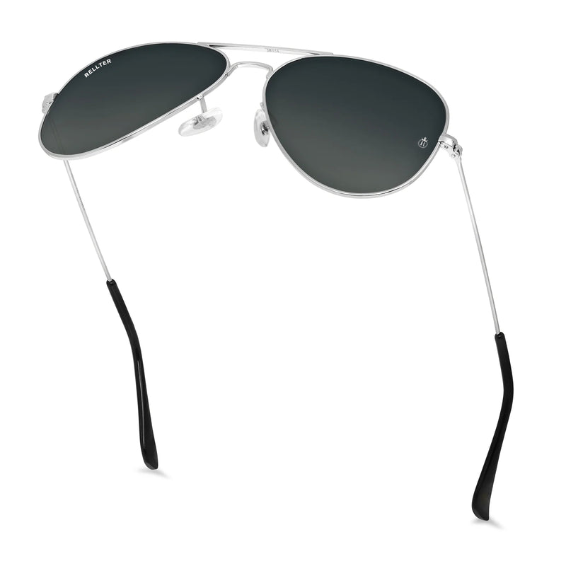 Rellter Ribel B-3030 Silver to Black Sunglasses