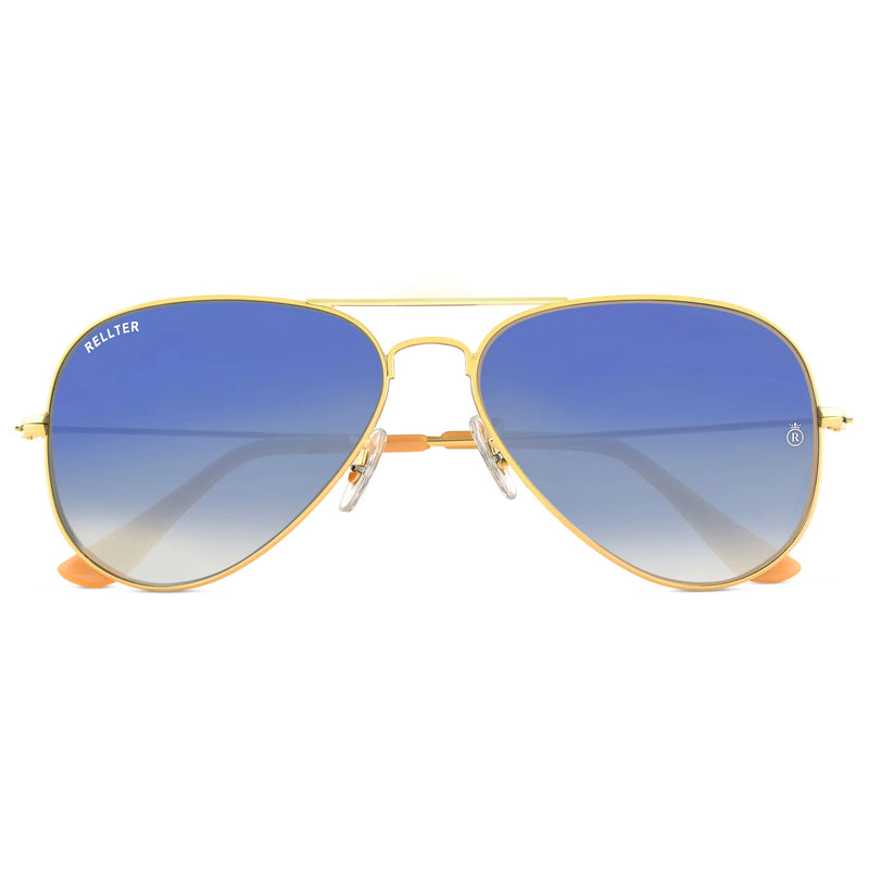 Rellter Ribel B-3030 Golden to Blue Dc Sunglasses