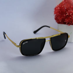 Rellter Charlie A-4413 Golden to Black  Rectangle Sunglasses